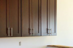 Cabinet painting. Cabinet wood staining