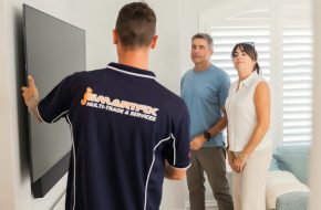 Electrician. TV wall mount, walk through with customer