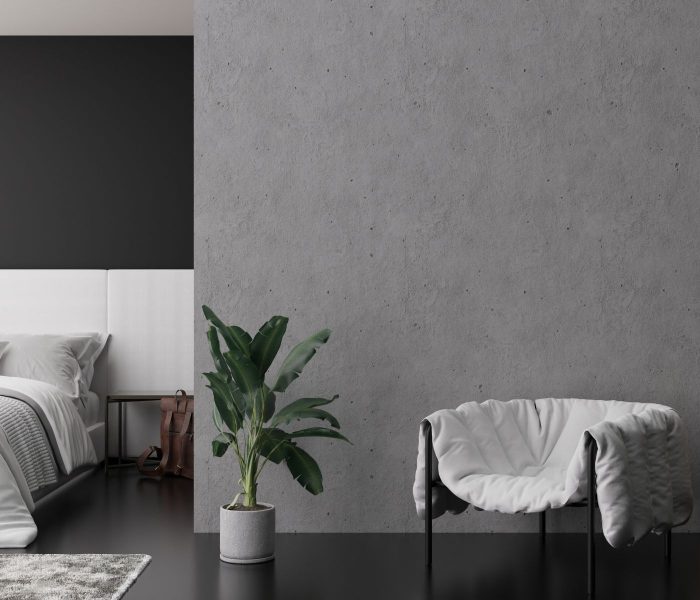 Concrete feature wall design. Professional painting services Perth