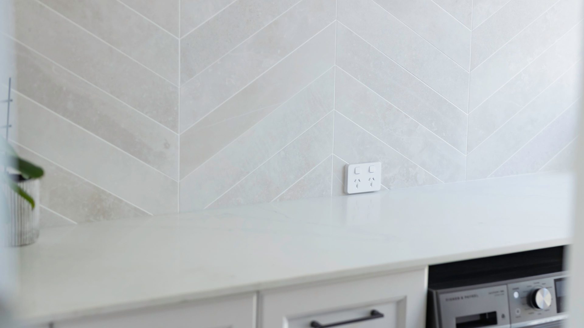 laundry splashback tiling